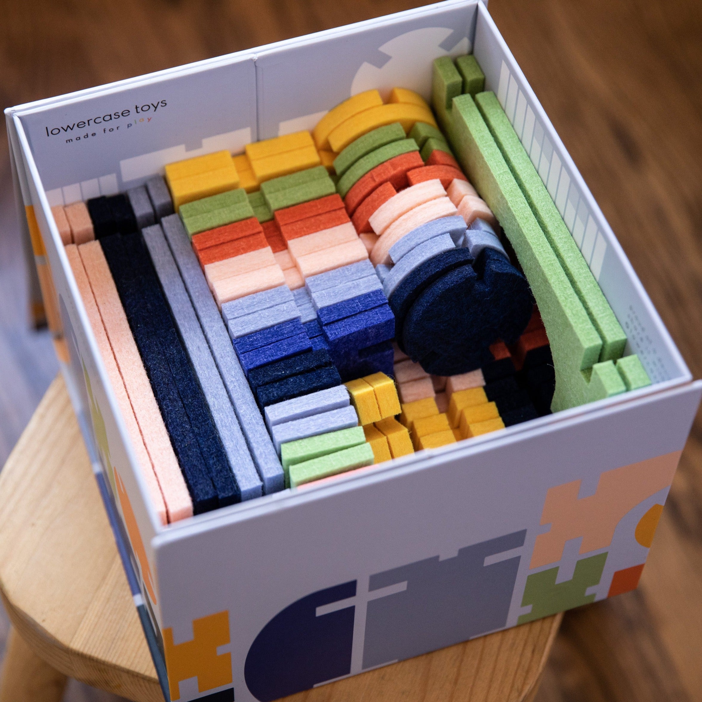 Interlocking Block Assortment Interlocking Blocks - Architectural Set – The Modern Munchkin Co.