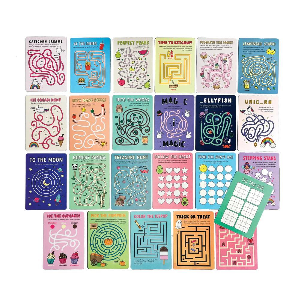 Activity Card Set | Mini Mazes – The Modern Munchkin Co.